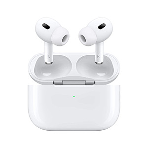 Open Box: Apple AirPods Pro 2 In-Ear Headphones w/ USB-C Charging Case (White) 8.75 + Free Shipping