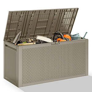 90 Gallon Segmart Resin Outdoor Storage Deck Box (3 Colors) $50.38