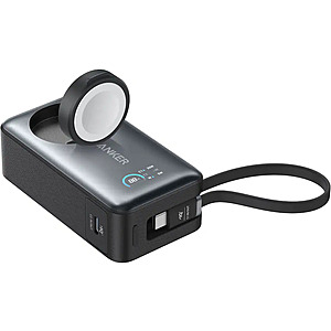 Anker - MagGo Power Bank (10K, 35W, For Apple Watch) - Black $62.99