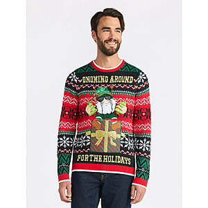 Jollidays Men's Christmas Sweater w/ Drink Pocket (2 Styles) from $9.25 