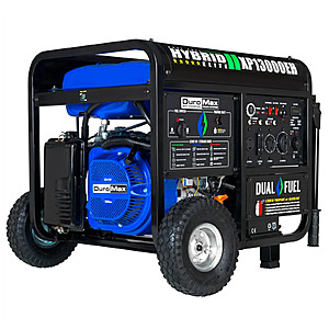 Certified Refurbished DuroMax XP13000EH Dual Fuel Portable Generator - 13,000 Watt Gas or Propane $799.99