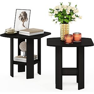 Furinno SIMPLE DESIGN Side Table Set of 2 $38