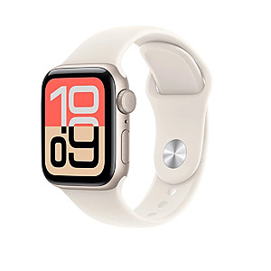 Refurbished Excellent: Apple Watch SE 3 40mm GPS Starlight Aluminum Case Starlight Sport Band $159.99 at Hyper Microsystems via eBay