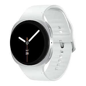 Certified Refurbished: Samsung Galaxy Watch 8 44mm Aluminum Smartwatch BT Silver (2025) $181.99