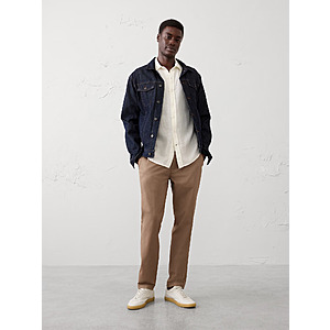 Banana Republic Factory Men's Athletic-Fit Summerweight Chino Pants (4 Colors) $35.63