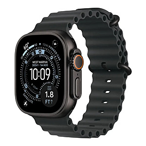 Open Box: 49mm Apple Watch Ultra 3 GPS + Cellular Smartwatch (Titanium Case, Ocean Band) $584.40 + Free S&H