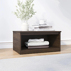 23.75" Mainstays Ardent Open Shelf Modular Storage System (Walnut)