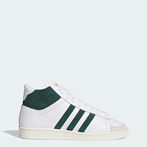 adidas Men's JABBAR HI Shoes (Cloud White / Aurora Ivy / Off White) $31.8