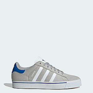 adidas Men's Campus Vulc Shoes (Grey Two / Cloud White / Blue) $25.8