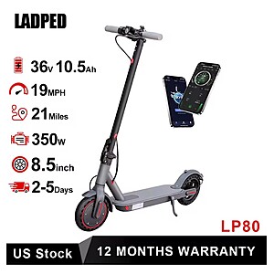 Ladped LP80 350W Electric Folding Scooter $147.11