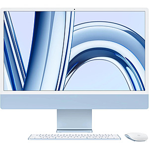Refurb: 24" Apple iMac (2023): Retina Display, M3 8-Core, 8GB RAM, 512GB SSD $706.80 + Free S&H
