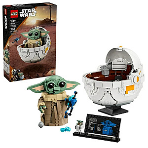 LEGO Star Wars Grogu with Hover Pram Building Toy Set - Star Wars Toy for Kids, Boys & Girls, Ages 10+ - Gift for Birthdays - 75403 $62.9