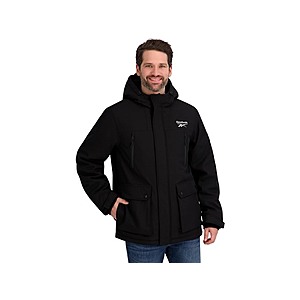 Reebok Men Insulated Softshell Winter Jacket (L Only, Black) $23.99