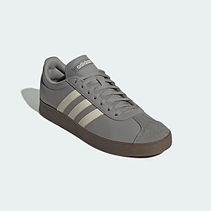 adidas Men's VL Court Base Shoes (Charcoal Solid Grey) $17 + Free S&H