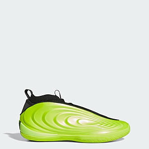 adidas men Harden Volume 10 Shoes (Hi-Res Yellow / Core Black / Lucid Orange) $63