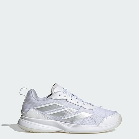 adidas women Avaflash Low Tennis Shoes (Cloud White / Cloud White / Silver Metal) $22