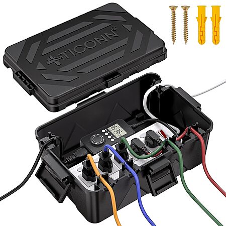 TICONN Outdoor Electrical Box $9.99 at TICONN US via Amazon