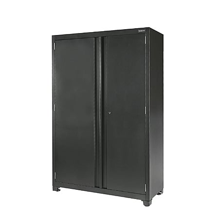 WORKPRO 48-inch Heavy-Duty Garage Storage Cabinet, 3 Shelves, Black, Metal $212.08