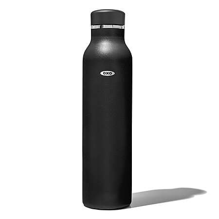 OXO Strive 24 oz. Insulated Water Bottle, Onyx $9.4
