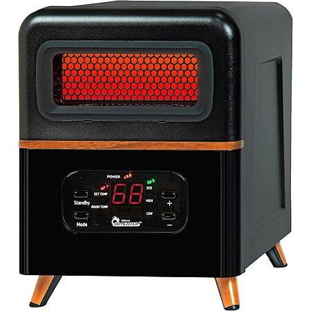 Dr Infrared Heater DR-978 New Upgraded Dual Heating Hybrid Portable Infrared Space Heater, 1500W with Remote $81.20