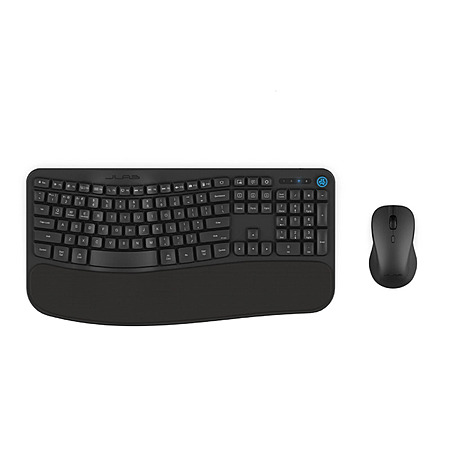 JLab Flow Wireless Keyboard & Mouse Combo: Multi-Device, Ergonomic Design, USB-C $49.99