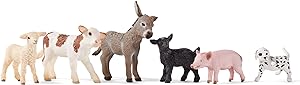 Schleich Farm World 6-Piece Baby Farm Animal Toy Gift Set $11.49
