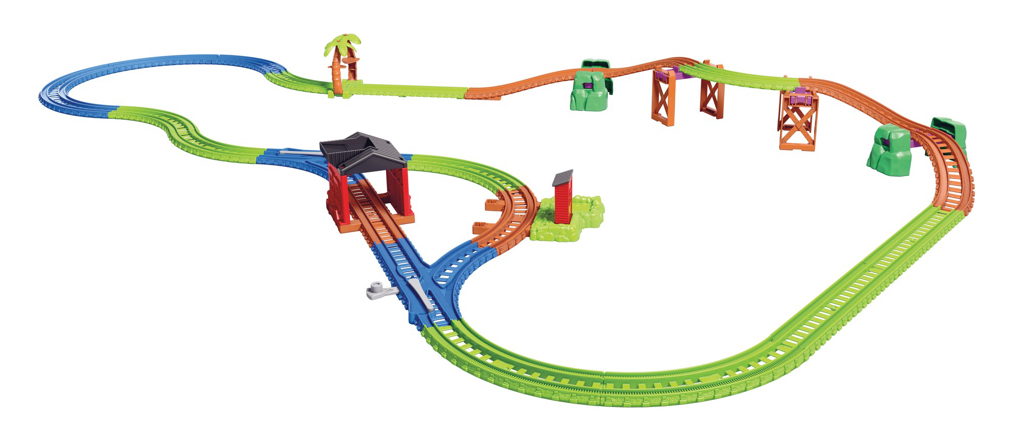 Thomas & Friends GLL14 Thomas and Friends Trackmaster Thomas & Nia Cargo Delivery Playset