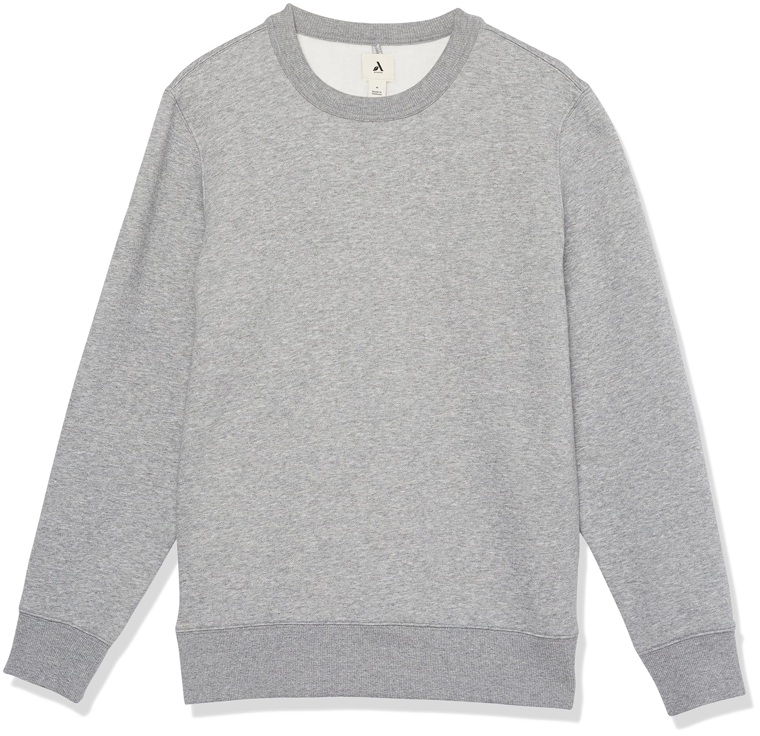 Amazon Aware Men's Crewneck Fleece Sweatshirt, Grey Heather $8.6