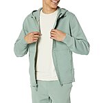 (Big Sizes) Amazon Essentials Men's Active Sweat Zip Through Hooded Sweatshirt $11.8