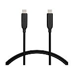 3' Amazon Basics 60W USB-C to USB-C 3.1 Gen 2 Fast Charging Cable (Black) $4 + Free S/H w/ Amazon Prime