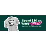 Woot: Spend $30+, Get a Coupon for a Free Shirt [11/27 - 12/1]