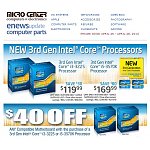 Micro Center B&amp;M - Intel 3570K processor back down to $169.99 and $40 off compatible motherboard