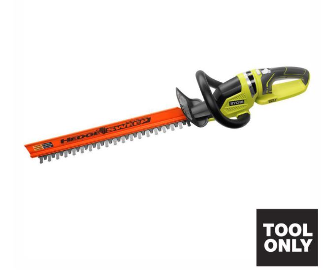 Ryobi One 22 18 Volt Lithium Ion Cordless Battery Hedge Trimmer Tool Only