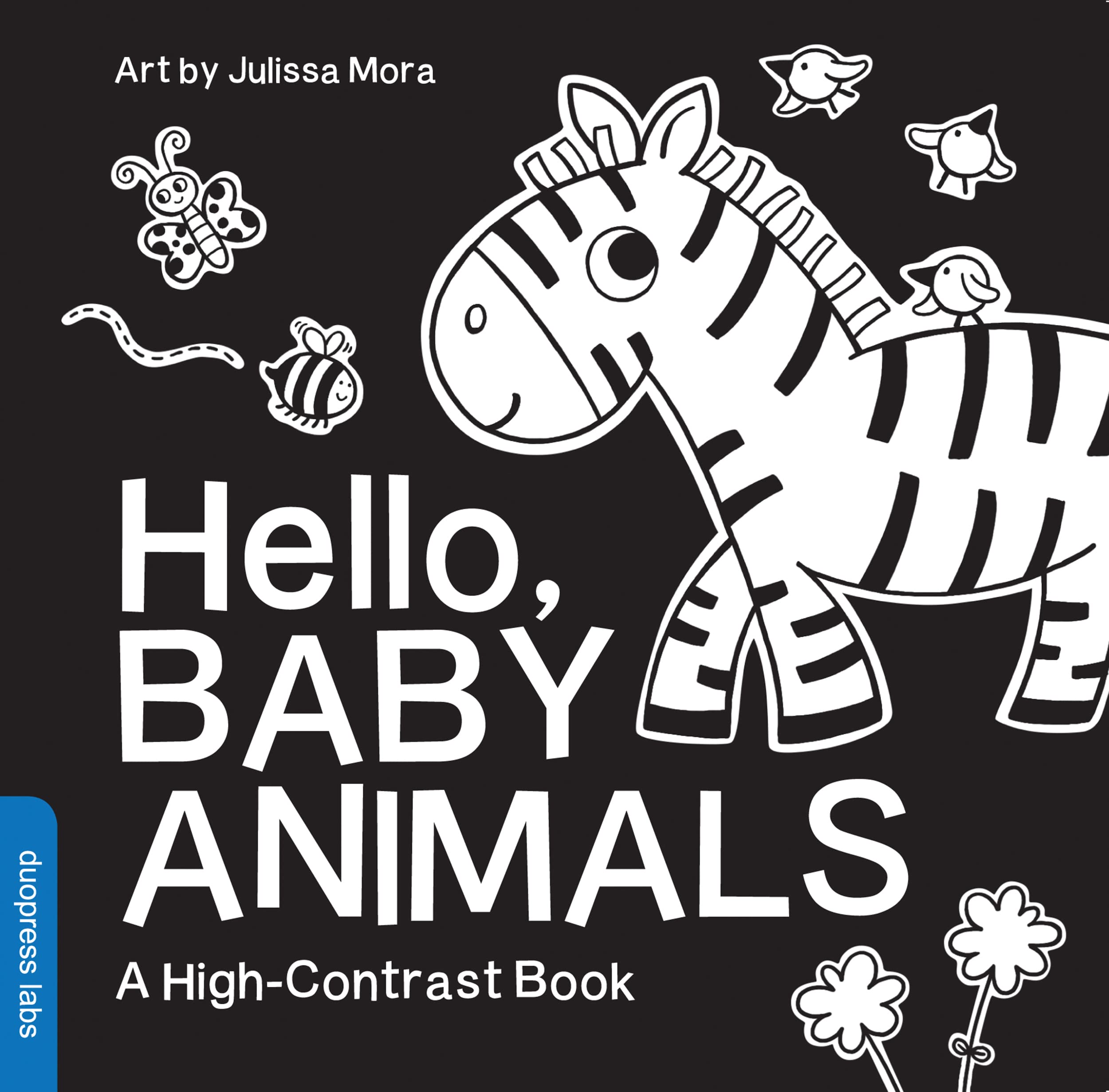Hello, Baby Animals: A Durable High-Contrast Black-and-White Board Book for Newborns and Babies (High-Contrast Books) $4.73