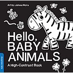 Hello, Baby Animals: A Durable High-Contrast Black-and-White Board Book for Newborns and Babies (High-Contrast Books) $4.73