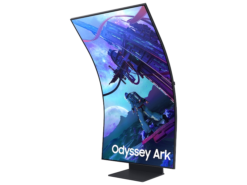33% ($600) Off 55" Odyssey Ark 2nd Gen. 4K UHD 165Hz 1ms(GTG) Quantum Mini-LED Curved Gaming Screen for MILITARY, Free Shipping and 36 mo. 0% financing from Samsung or Affirm $2399