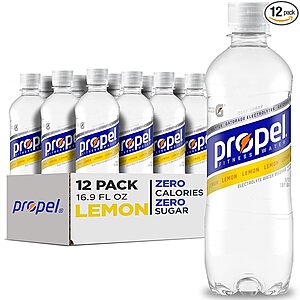 12-Pack 16.9-Oz Propel Energy Boost Zero Calorie Flavored Water (Various) from .75 & More w/ Subscribe & Save