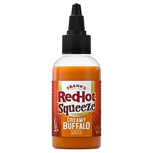 Walmart - Frank's RedHot Creamy Buffalo Mini Squeeze Hot Sauce, 1.7 fl oz Bottle $0.1