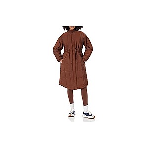 Amazon Essentials Men's & Women's Outerwear Sale: Women's Oversized Quilted Coat $10 & More + Free S/H w/ Prime