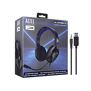 Altec Lansing ALGH9603 Wired Gaming Headset  + Free Shipping w/ Prime