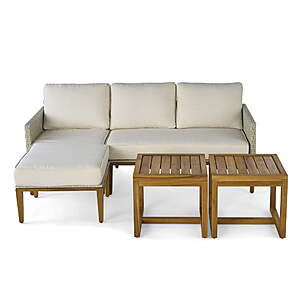5-Piece Better Homes & Gardens Davenport Outdoor Sofa Lounger Set $280.20 + Free Shipping