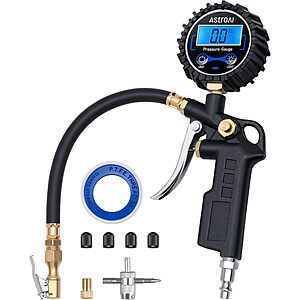 Prime Members: AstroAI Digital Tire Pressure Gauge w/ Inflator $12.95 