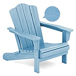 Stackable Folding Adirondack Chair Hdpe Frame at Lowes $116 + Free Shipping