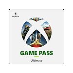 Xbox Game Pass Ultimate Subscription: 1-Month $8.98