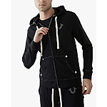 True Religion Men's Buddha Logo Hooded Zip (Black) $40 + FS @ Amazon
