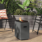 1-Lb Rectangular Fire Pit Weather Resistant (Open Box) $36 AC + FS