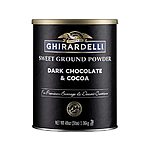 48-Oz Can Ghirardelli Dark Chocolate &amp; Cocoa Mix $17.84 AC + FS w/ Prime