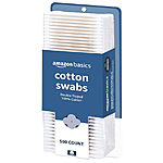500-Ct Amazon Basics Cotton Swabs $2.22 AC + FS w/ Prime