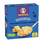 4-Pack 6-Oz Annie's Classic Macaroni &amp; Cheddar Cheese $3.15 w/ S&amp;S + FS