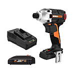 Worx WX261L | 20V Power Share Brushless Impact Driver | Free Shipping $59